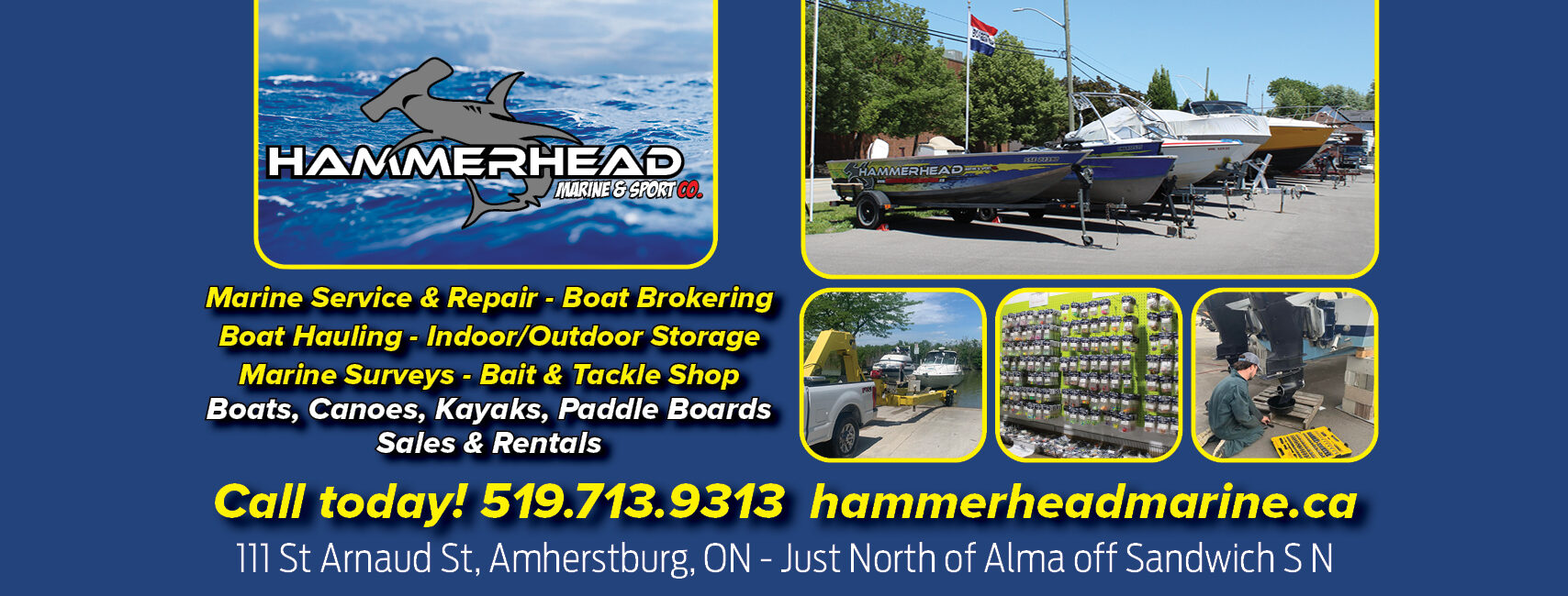 Hammerhead Marine & Sport Co. Tourism Windsor Essex Pelee Island